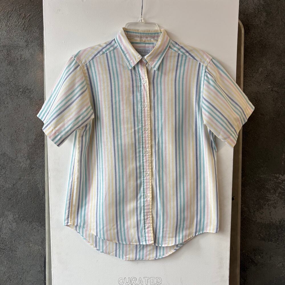 Land's End Vintage Striped Polo